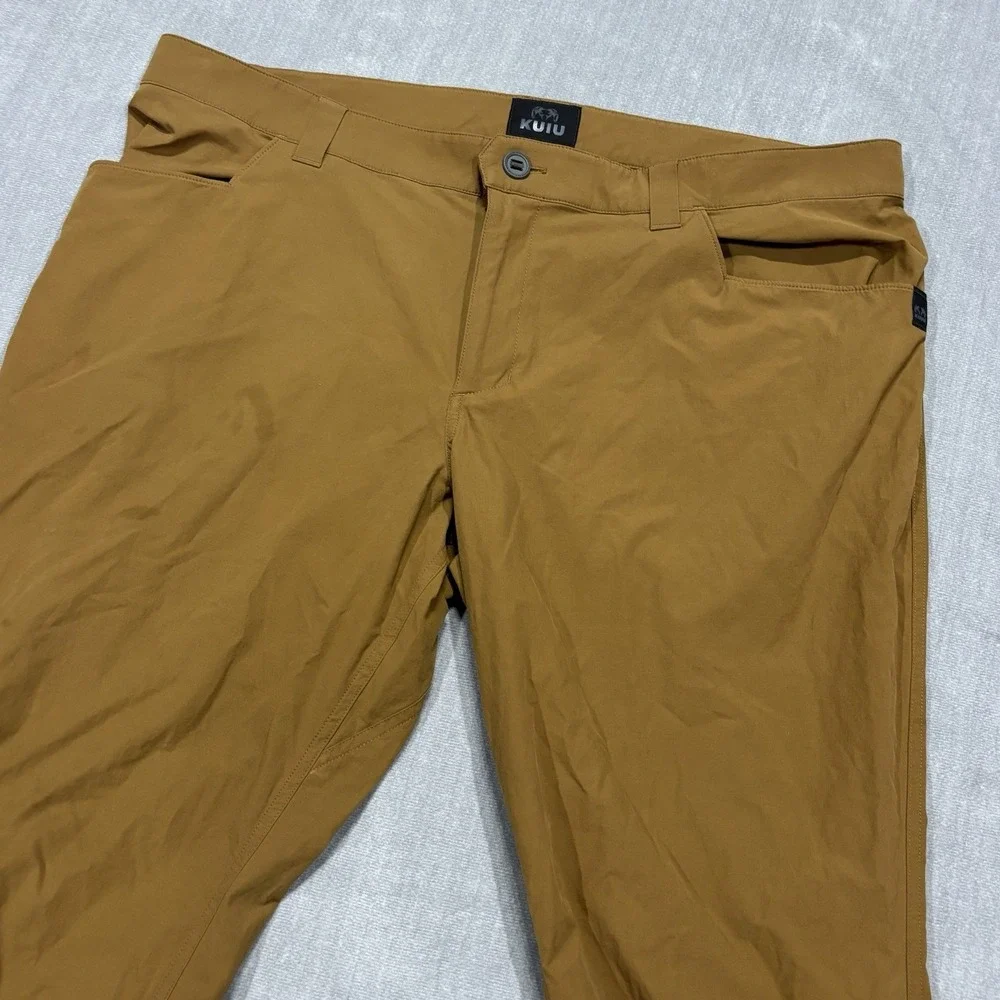 Kuiu Bridger Pants Mens 42x32 Brown Outdoor Hunting Stretch Flawed ***read***